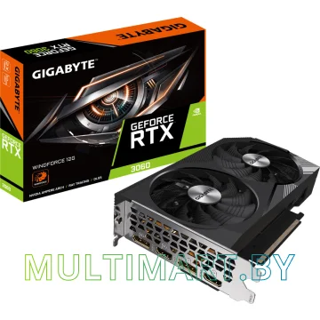 Видеокарта Gigabyte GeForce RTX 3060 Windforce 12G (GV-N3060WF2-12GD 1.0) картинка 8